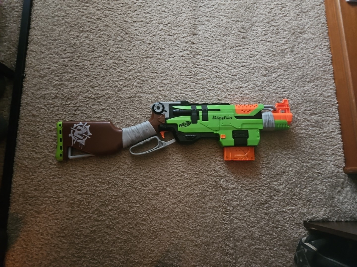 NERF ZOMBIE STRIKE SlingFire Blaster 885251936069| eBay