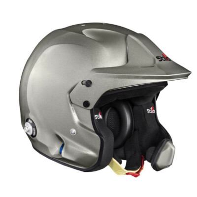 NEU! FIA Stilo Venti4 WRC COMPOSITE JetHelm Silber Rennen Snell SA2020