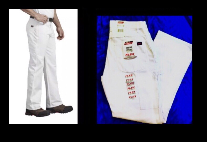 Genuine Dickies White Flex Painter/work Pant MEN SIZE 42x30