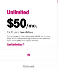 T-Mobile 30 Days Service Unlimited Talk,Text,Data, ESIM Instant Activation