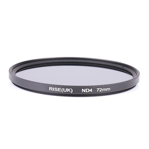 Filtro ND4 de densidad neutra de 72 mm para lente de cámara Nikon con estuche y tela - Imagen 4 de 4