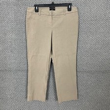 The Limited Pants Women's Size 6 Brown Low Rise Drew Fit Flat Front