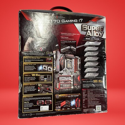 AsRock i7 7700 16GBメモリー付き ASRock Z170 Gaming i7 MB Combo LGA1151 w/ i7-7700K 4.2GHz