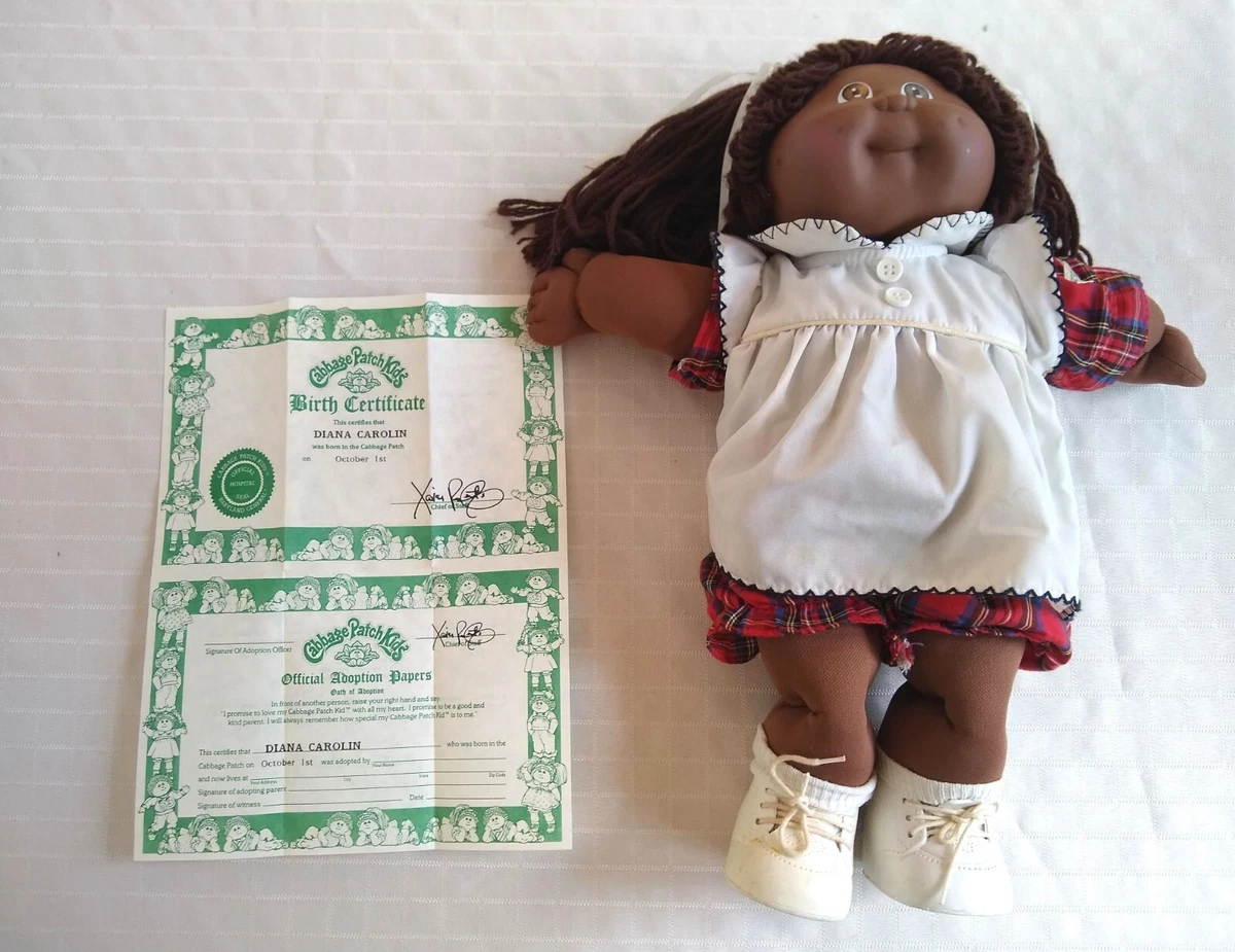 Black cabbage best sale patch doll