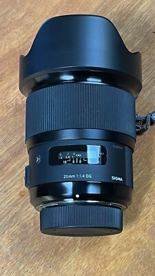 Sigma Art 20mm 1.4 for Nikon (2 Avail) or canon (1 Avail)