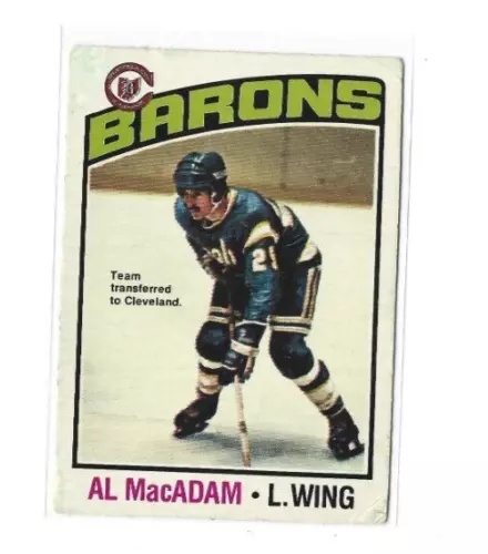 1976-77 O-Pee-Chee #237 Al MacAdam VG