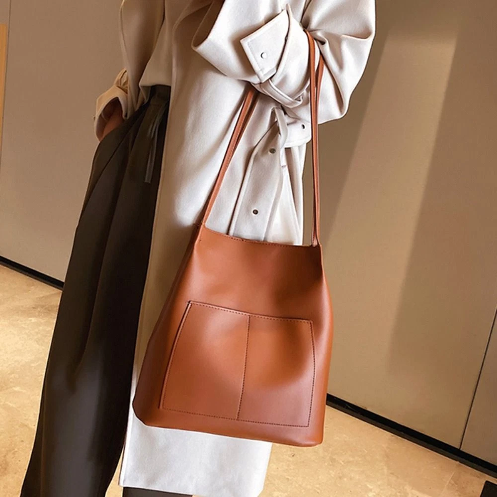 Cute brown top leather purses