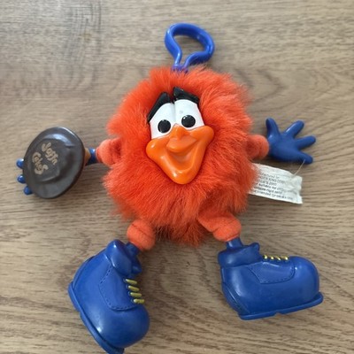 Chip Jaffa Kuchen Maskottchen Promo Spielzeug Tasche Clip Schlüsselanhänger Burger King McVities 2000