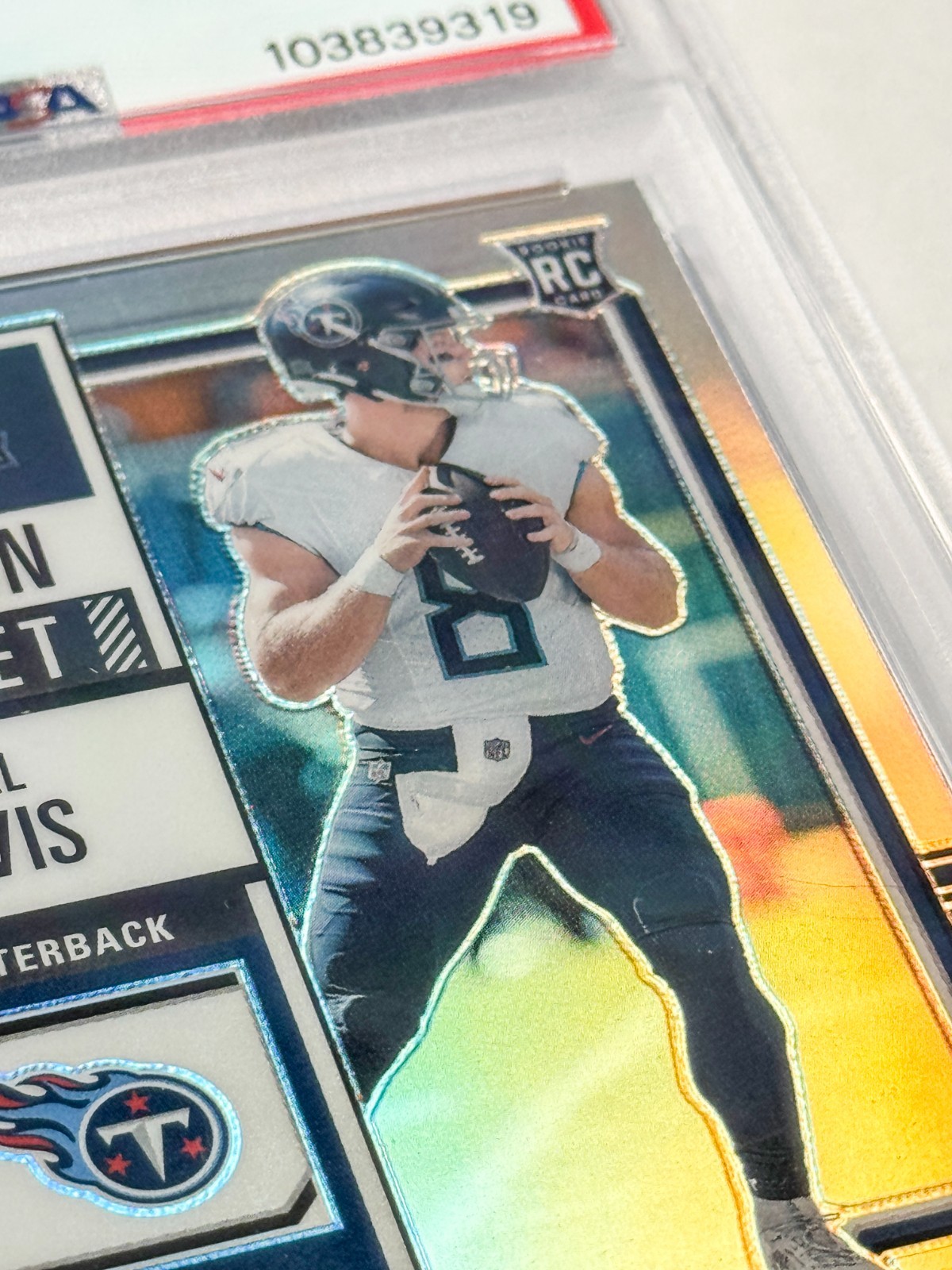 2023 PANINI CONTENDERS OPTIC #56 SILVER WILL LEVIS ROOKIE RC PSA 10