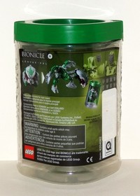 LEGO BIONICLE Empty Cannisters #8576 Lehvak Kal and #8578 Gahlok Kal-VF/NM