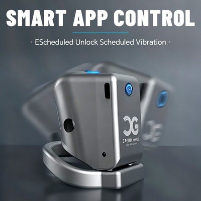 QIUI Upgraded Chastity Cage Smart APP Remote Control Chastity Device Male
