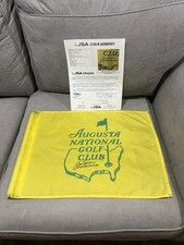 JACK NICKLAUS Signed MASTERS MEMBERS Course Flown flag w/years won JSA COA LOA
