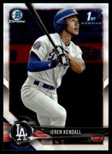2018 Bowman Chrome Prospects Jeren Kendall Los Angeles Dodgers #BCP23