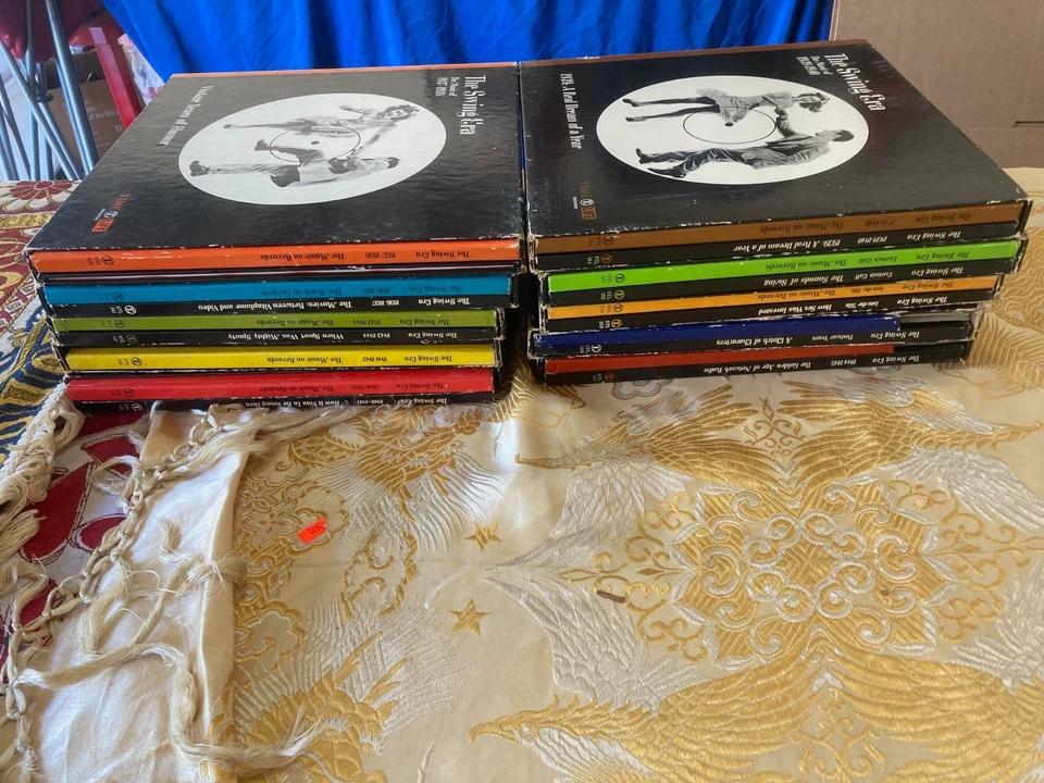 TIME LIFE Records "The Swing Era" Lot of 10 Different Record LP Album Box Sets Foto 2 de 4