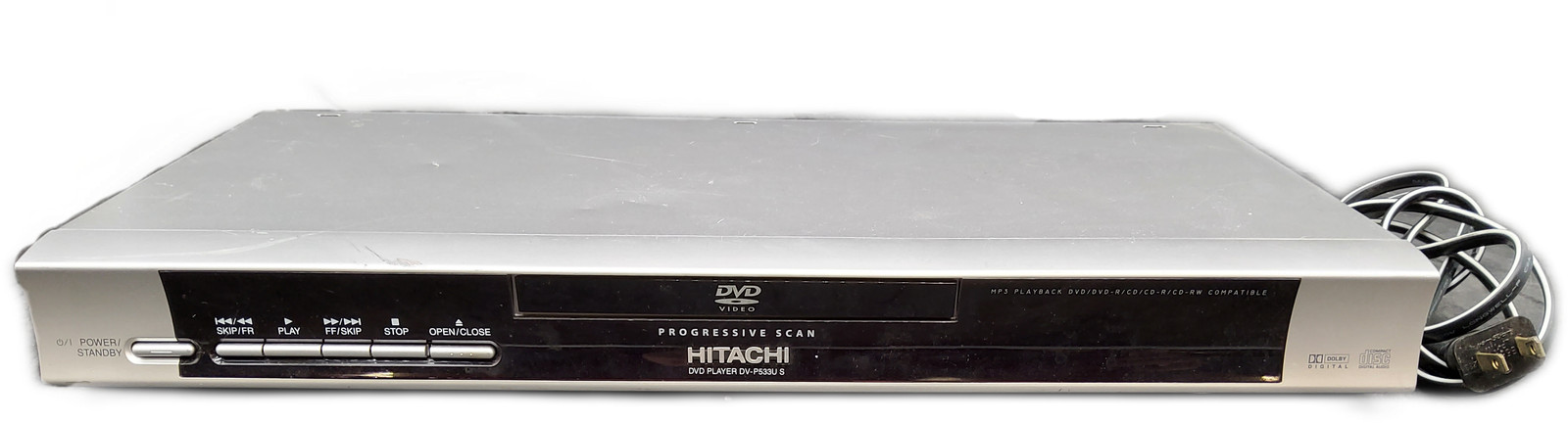 Hitachi DV-P533US DVD/CD/MP3 Player Progressive Scan Dolby Digital