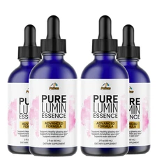 Pure Lumin- Amino Diet Drops- Anti Aging/ Skin Beauty- 4 Bottles- 240ml (2fl oz)