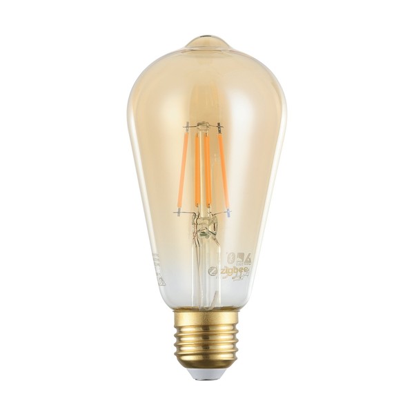 Eglo Connect.Z Smart Set 2X Led E27 Vintage ST64 Zigbee App Alexa Dimmbar-image