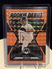 2022 Panini Mosaic #RD-4 Joe Ryan Rookie Debut Orange Fluorescent /99