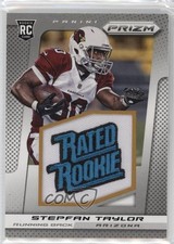 2013 Panini Prizm Rated Rookie Manufactured Stepfan Taylor #287 Patch 1s8