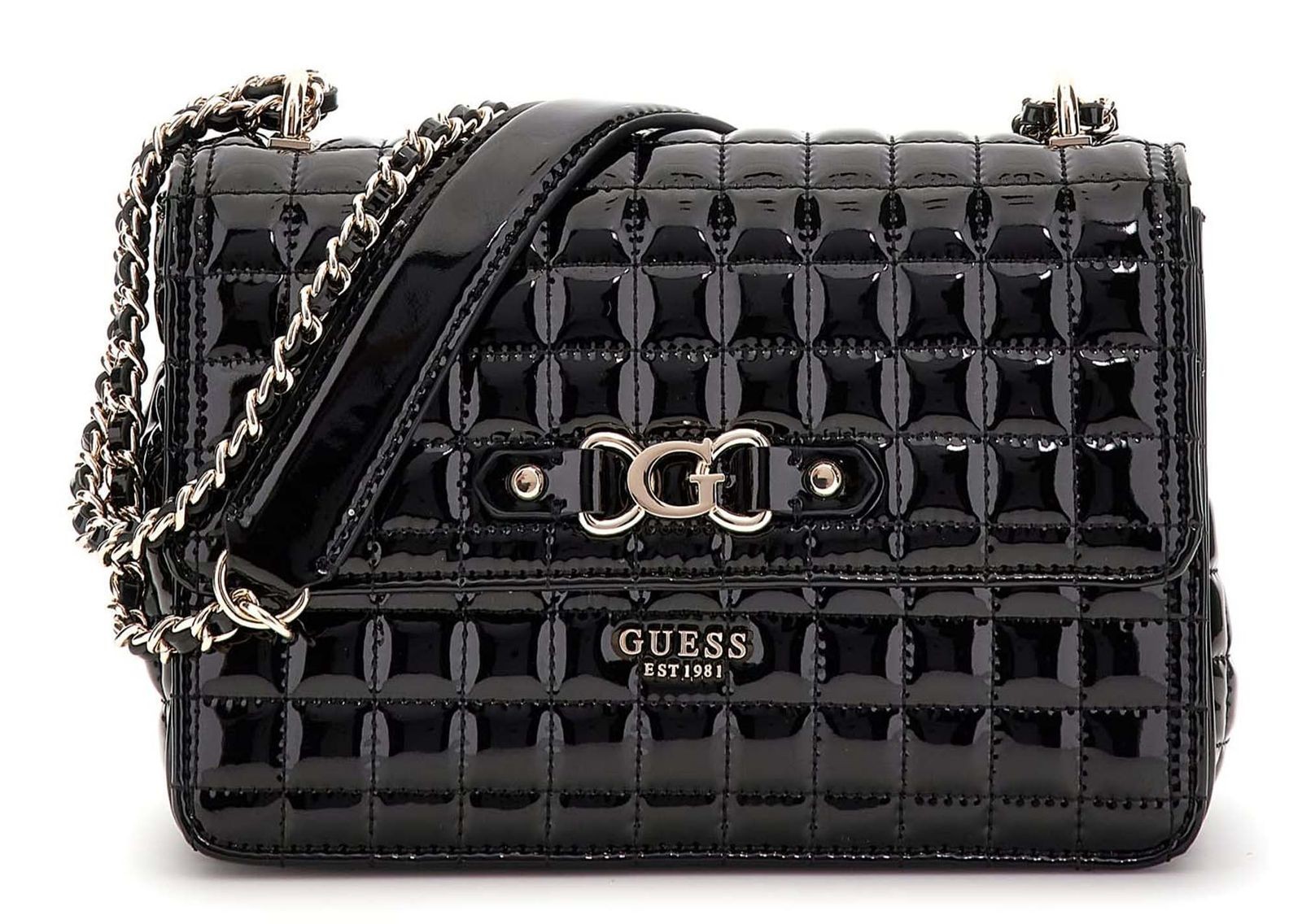 GUESS cross body bag Nadira Convertible Crossbody Flap Black