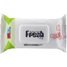 Wet wipes, 72 pcs. Fresh Baby 72 pcs.