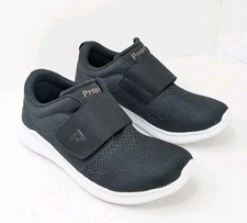 Propet Viator Strap Sneakers, Black, Men's 8.5 5E (XX-Wide)