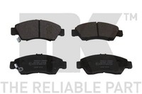 Bremsbelagsatz Scheibenbremse Nk 222625 FüR Honda Civic Crx Jazz Ek Ej Logo 2 6