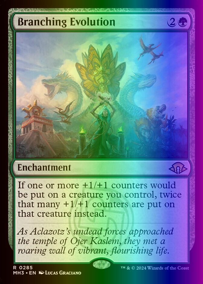 MTG Magic the Gathering Branching Evolution (285/719) Modern Horizons 3 LP FOIL
