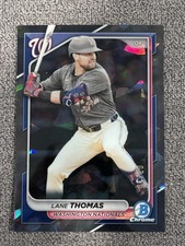 2024 Bowman Chrome Black Sapphire #75 Lane Thomas Washington Nationals #07/10