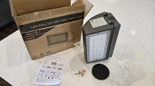 70 Watt Full Cut Off LED Wall Pack Light Outdoor 5000K 100-277vac Metal Housing