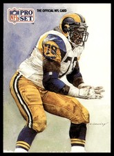 1991 Pro Set Jackie Slater Los Angeles Rams #382
