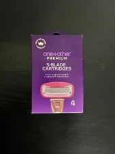 One + Other Premium 5-Blade Refill Cartridges 1 Box - 4 Ct