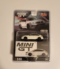 Mini GT 1:64 2023 Honda Civic Type R Championship White #530 MGT00530