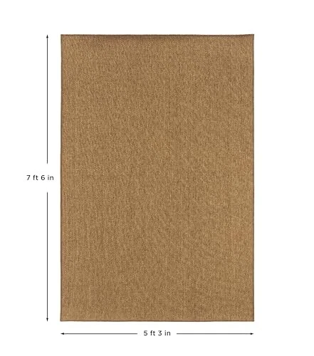 Oriental Weavers Karavia Area Rug 5 Ft 3 In by 7 Ft 6 In Tan - Picture 2 of 3