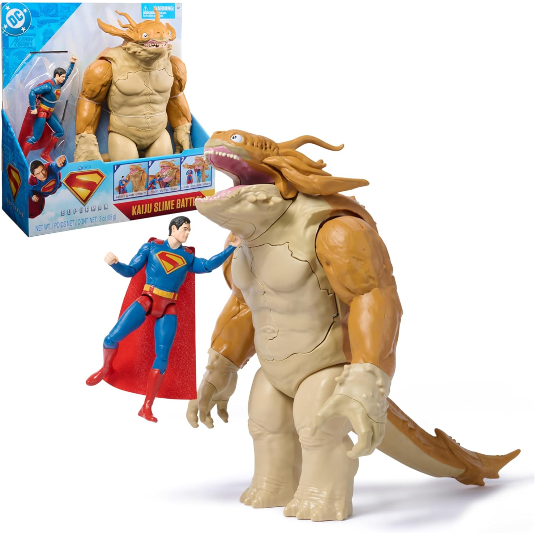 DC Comics Superman Kaiju Slime Battle Playset New