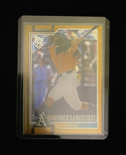 Topps 2026 Series 1 Shea Langeliers #305 Athletics Gold Sandglitter 28/50
