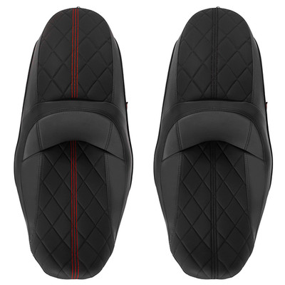 Driver Passenger Gel 1-Piece Seat Cushion For Harley Street Glide 2008-2023