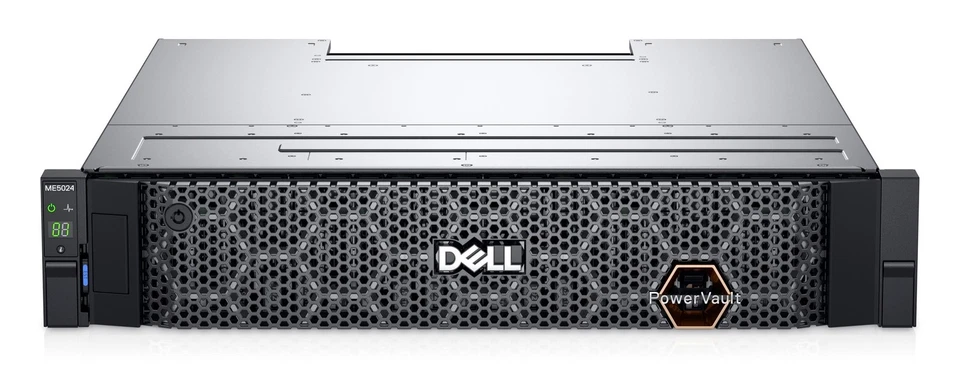 Storage Array Dell ME5024 with 2x 4x25GbE SFP28 ISCSi 2x1TB SAS 2.5 2x PSU rails - Image 4 of 4