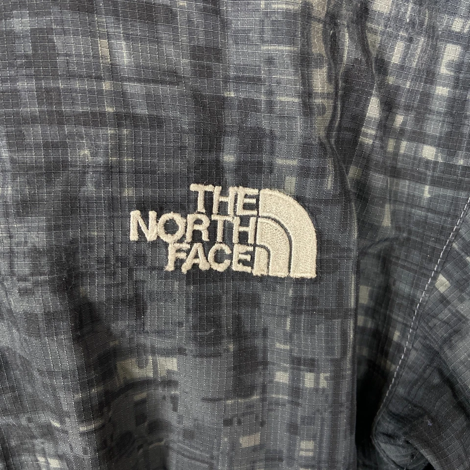 The North Face Hyvent Womens Jacket M Blue Long Sleeve Hooded Full Zip Winter - image 3 of 4