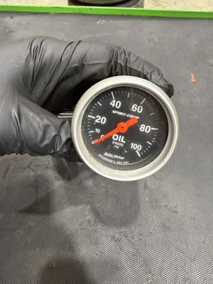 Autometer Sport-Comp 2 Mechanical Oil Pressure Gauge 0 - 100 Psi
