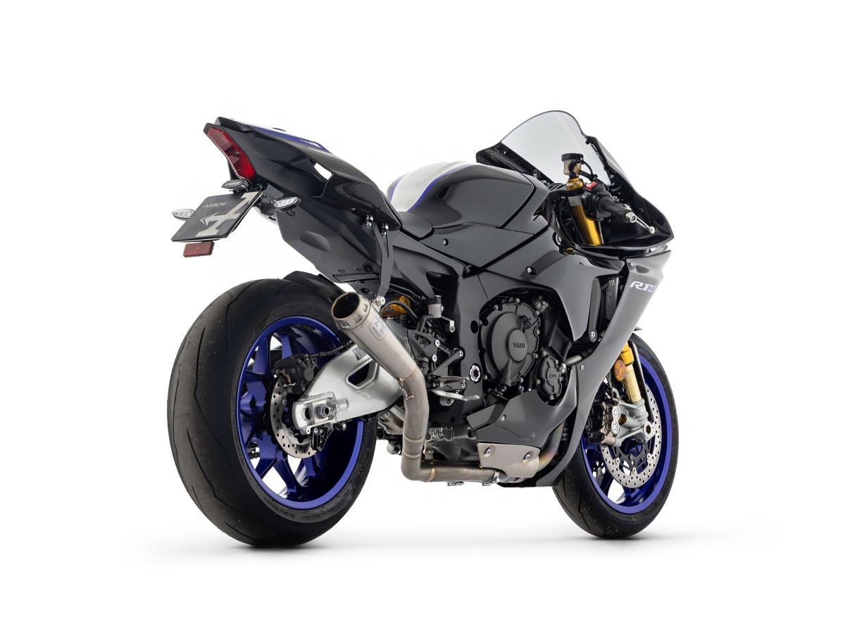 KIT PRO RACE MUFFLER + LINK PIPE TITANIUM ARROW FOR YAMAHA YZF R1