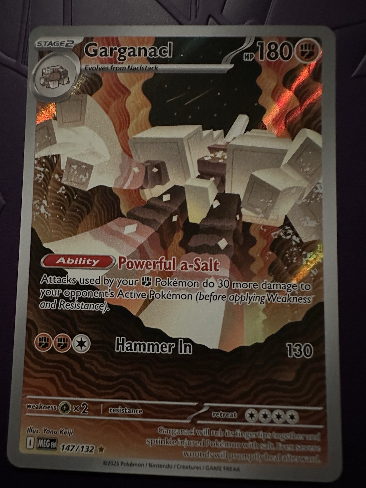Garganacl 147/132 Me01: Mega Evolution Holo