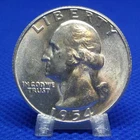 1954 S Washington Quarter BU Uncirculated Mint State 90% Silver 25c US Coin