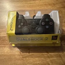 Sony PlayStation 2 PS2 DualShock 2 Analog original Wired  Controller Black