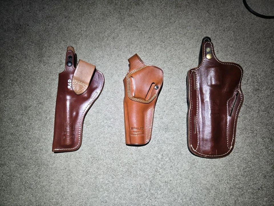 Leather Holsters For Ruger Redhawk. - Image 2 of 2