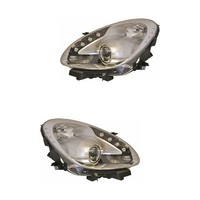 Halogen Scheinwerfer Set Links & Rechts H7/ H1 Chrom FüR Alfa Romeo Giulietta