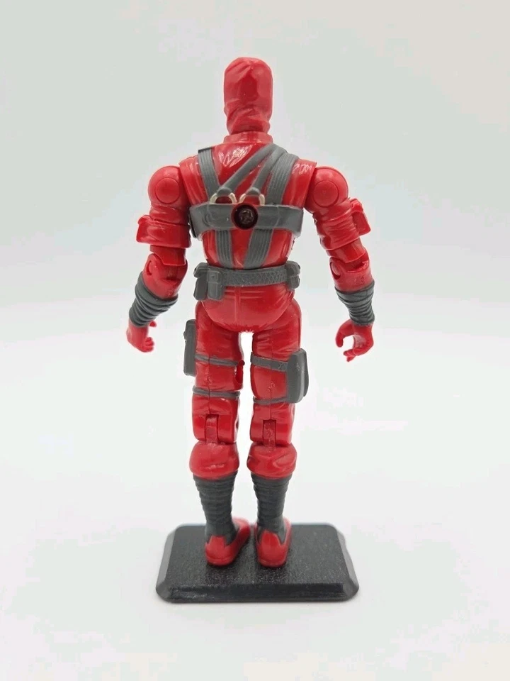 Экшн-фигурка GI Joe Shadow Strike V1 Cobra 2005 Ninja Battles Hasbro с подставкой - Изображение 4 из 4