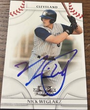 2008 Donruss Threads NICK WEGLARZ Rookie #60 🔥 Indians 🔥 RC Autograph ⚾️🔝