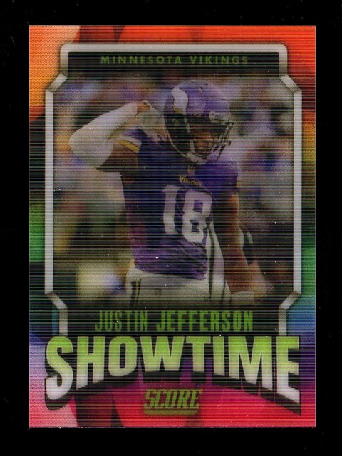 2023 Score Showtime Case Hit SSP ST10 Justin Jefferson Vikings