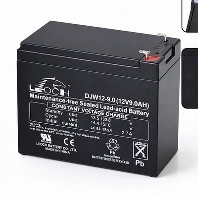 Leoch 12V 9Ah Sealed Lead Acid Battery for High Drain Devices